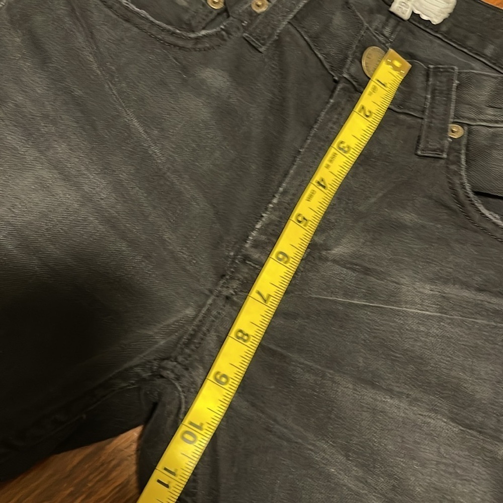 Current/Elliott The Slim Straight Black Denim Jeans Size 29 NWT - Picture 7 of 9